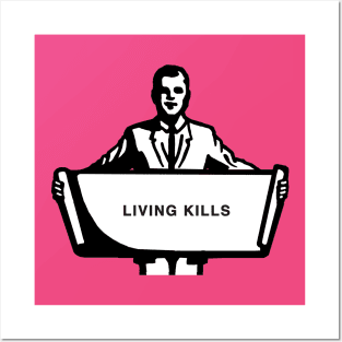 Albert Camus- Living Kills Posters and Art